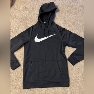 Nike Mens Sportswear Club Fleece Therma Black-White Hoodie Men's SM CU6238-010